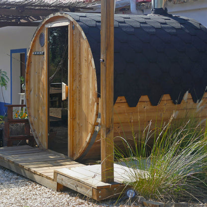 Barrel Sauna 4 Person Outdoor Garden Sauna 2-2.3m | Customisable Garden Sauna