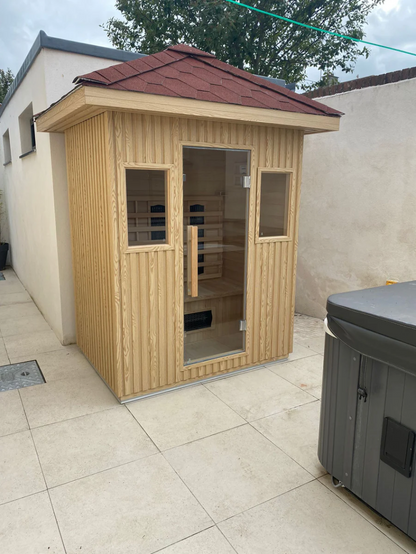 Tidal Surge 2 Outdoor Infrared 2-3 Person Sauna