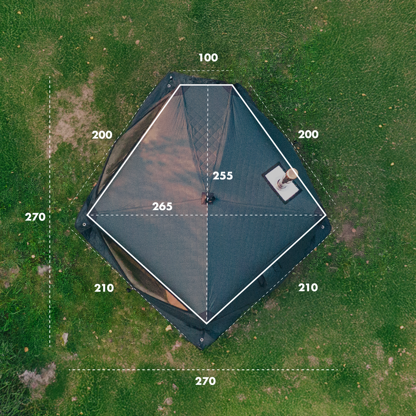 Bast Näver Deluxe Portable Sauna Tent | 4–6 Person Pop-Up Outdoor Sauna with Wood Stove And Accessories