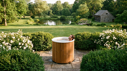 Fibreglass Wooden Ice bath | 1 Person Recovery Cold Plunge
