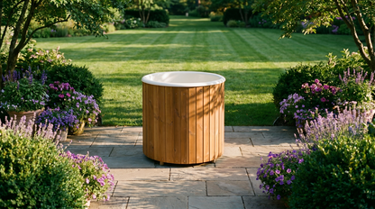 Fibreglass Wooden Ice bath | 1 Person Recovery Cold Plunge