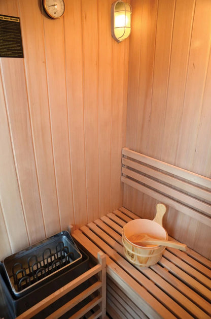 Tidal Wave 1 Traditional 2 Person Indoor Sauna Plug and Play Inside 