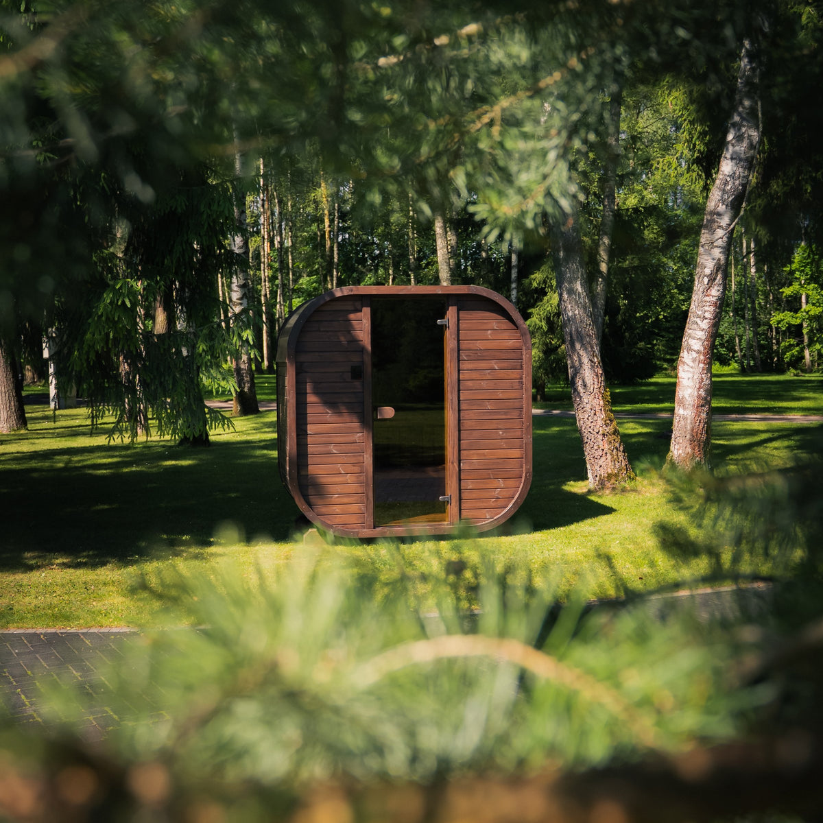 Celsium Wellness Mini Sauna | 2 Person Outdoor Traditional Sauna