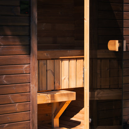 Celsium Wellness Mini Sauna | 2 Person Outdoor Traditional Sauna