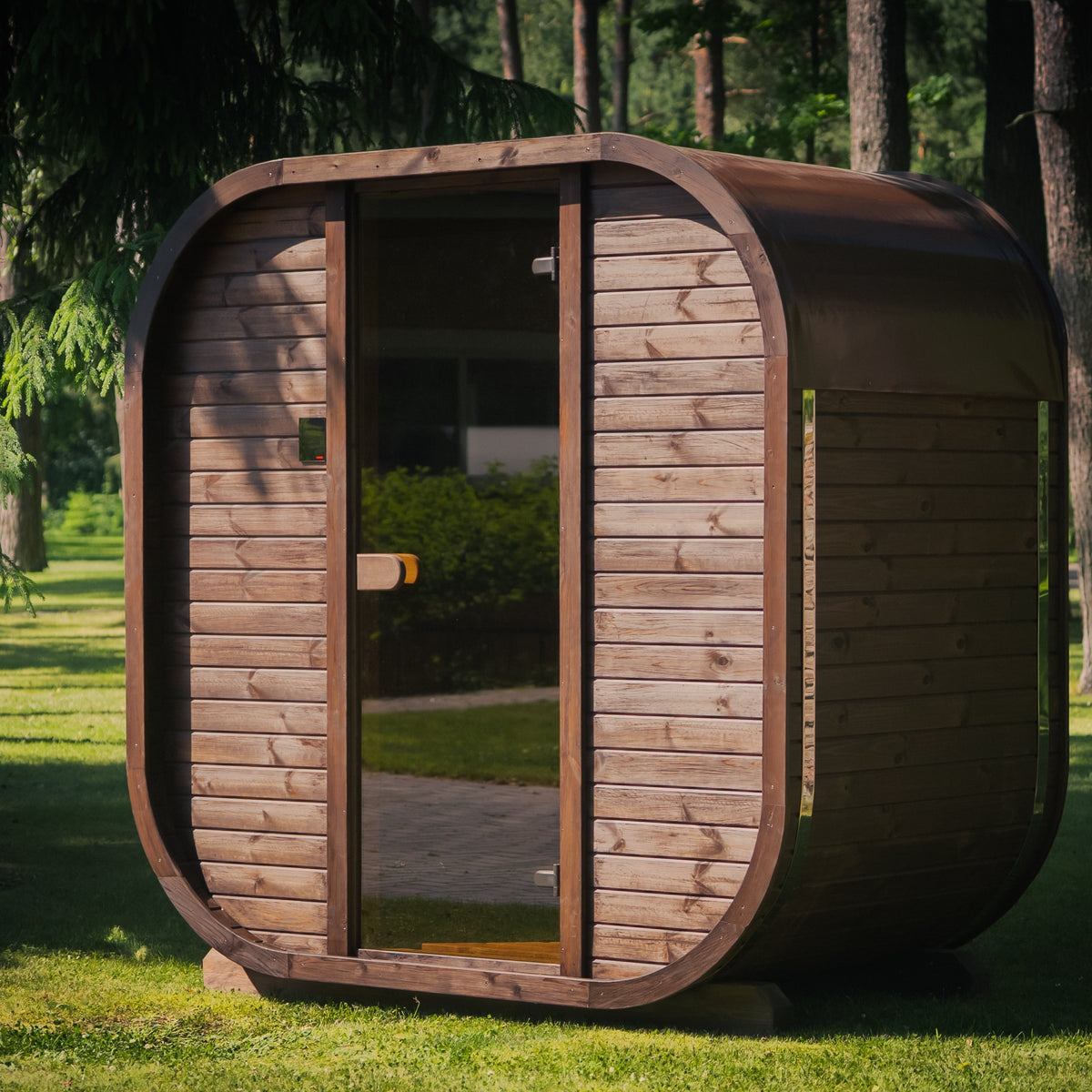 Celsium Wellness Mini Sauna | 2 Person Outdoor Traditional Sauna