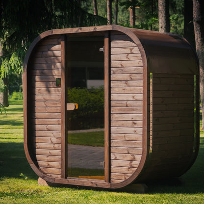 Celsium Wellness Mini Sauna | 2 Person Outdoor Traditional Sauna