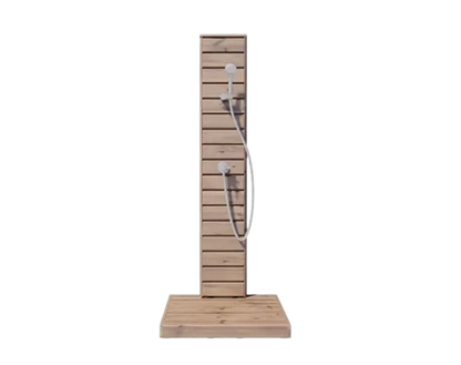 Compact Thermowood Outdoor Garden Shower
