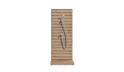 Sleek Thermowood Outdoor Garden Shower