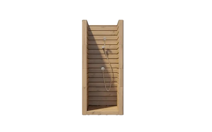 Private Thermowood Outdoor Garden Shower