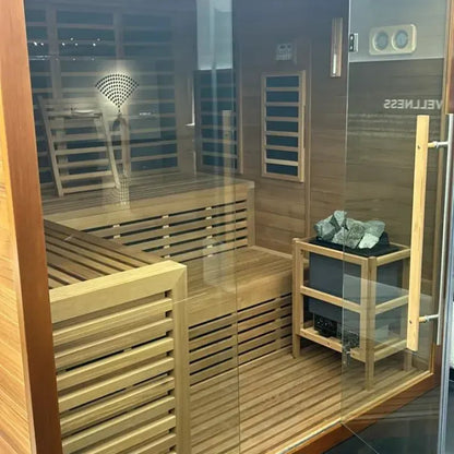 Jaquar Artize Bio Stove and Infrared Sauna 6 Person | Luxury Saunas