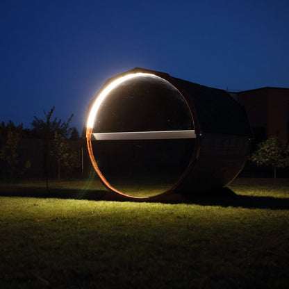 Mirrored Outdoor Sauna 4-6 Person 2m - 3m | Customisable Garden Sauna