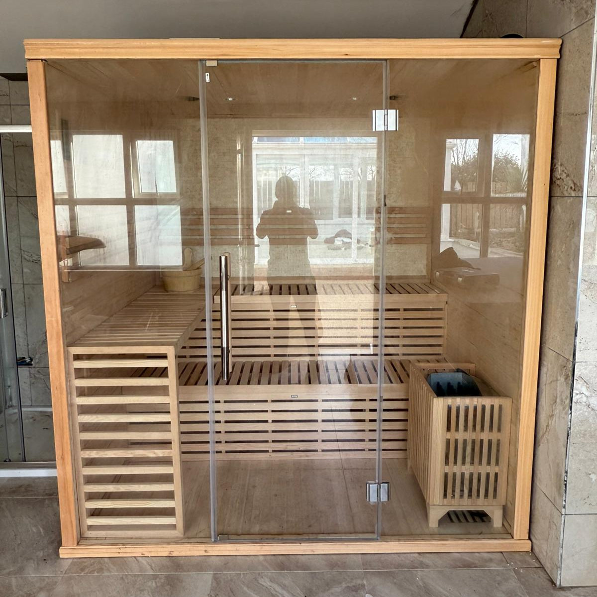 Tidal Wave 3 Two Tier Traditional Indoor Sauna