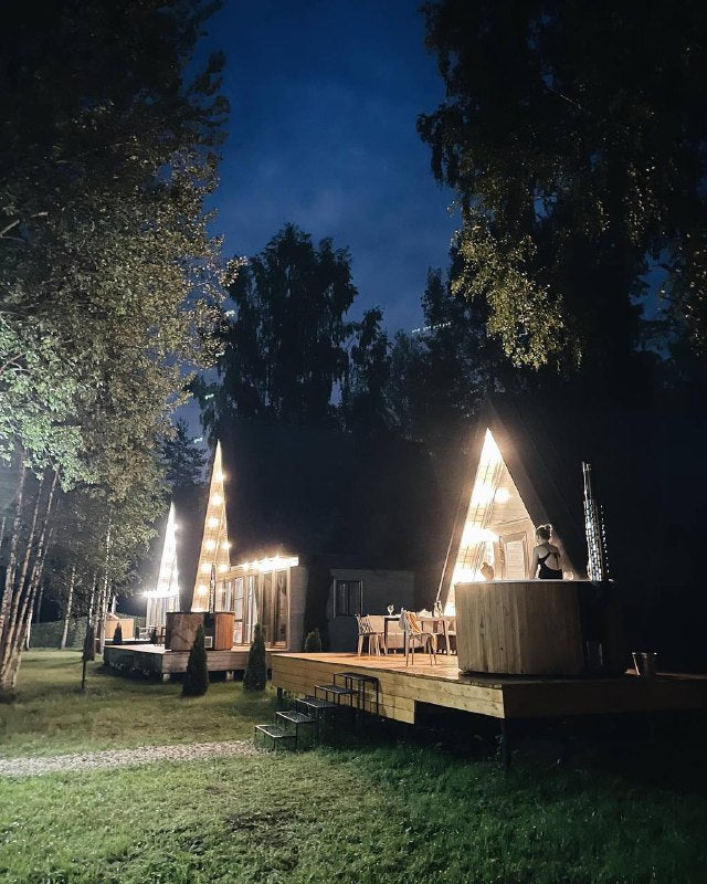 Polar Spa Elite 200 Wood Fired 35kW Stove 4-6 Person Hot Tub