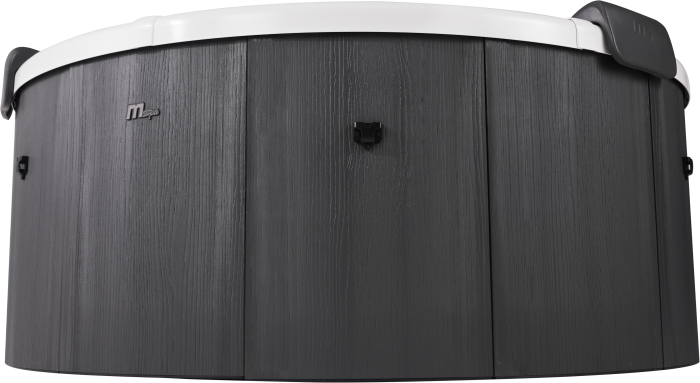 MSpa Denver Carbon Grey 6 Person Portable Modular Hot Tub, WiFi Controlled 13A Plug & Play