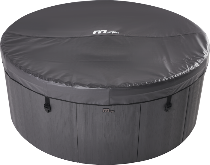 MSpa Denver Carbon Grey 6 Person Portable Modular Hot Tub, WiFi Controlled 13A Plug & Play
