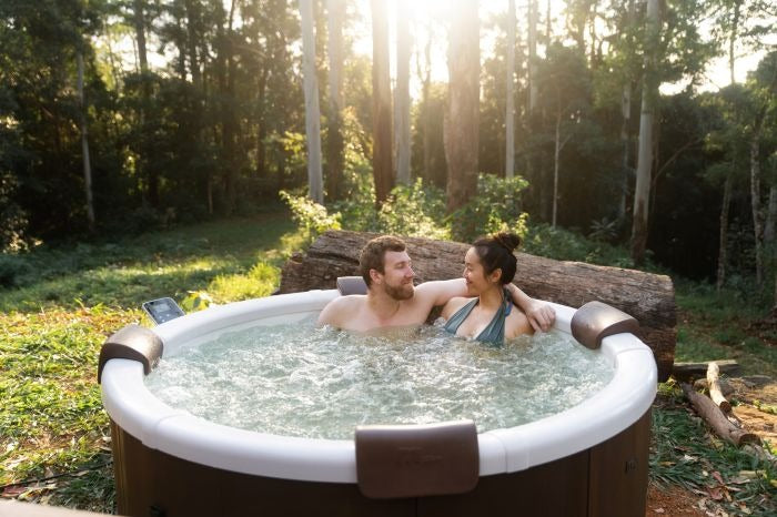 MSpa Rova 6 Person Portable Circular Modular Hot Tub, WiFi Controlled 13A Plug & Play
