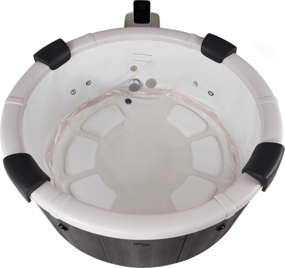 MSpa Denver Carbon Grey 6 Person Portable Modular Hot Tub, WiFi Controlled 13A Plug & Play, view 9
