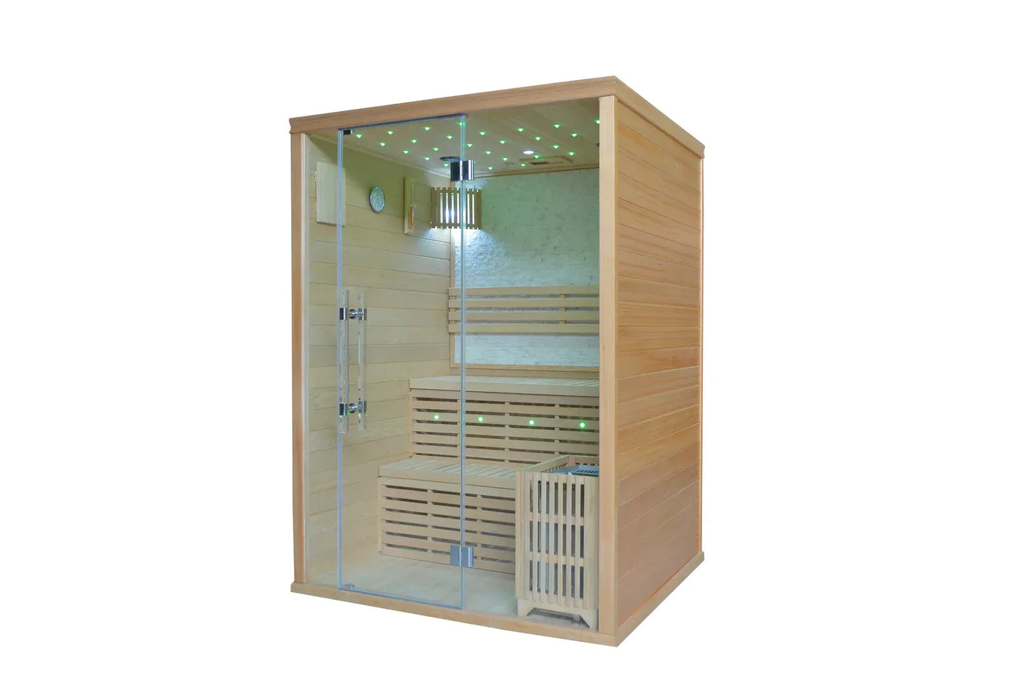 Tidal Wave 2 | 2 Tier Indoor 3-4 Person Traditional Sauna