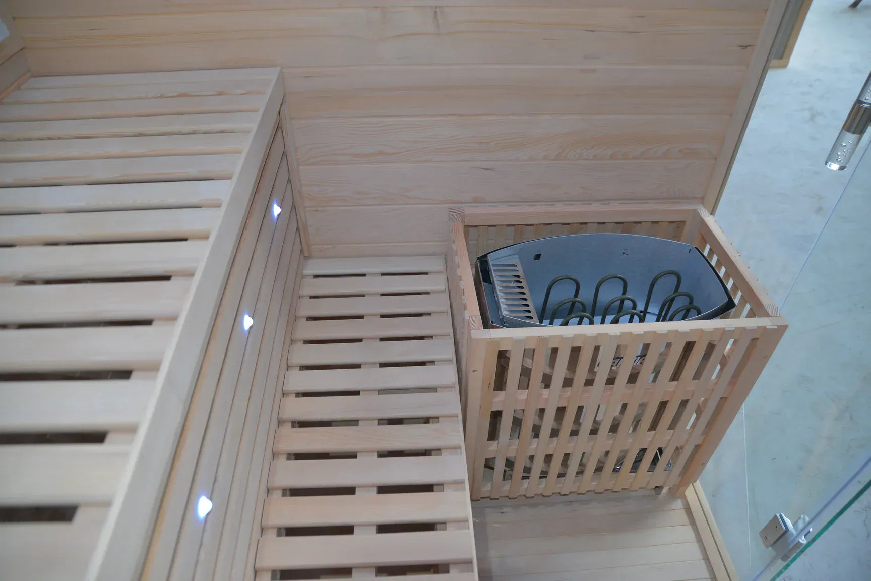 Tidal Wave 2 | 2 Tier Indoor 3-4 Person Traditional Sauna