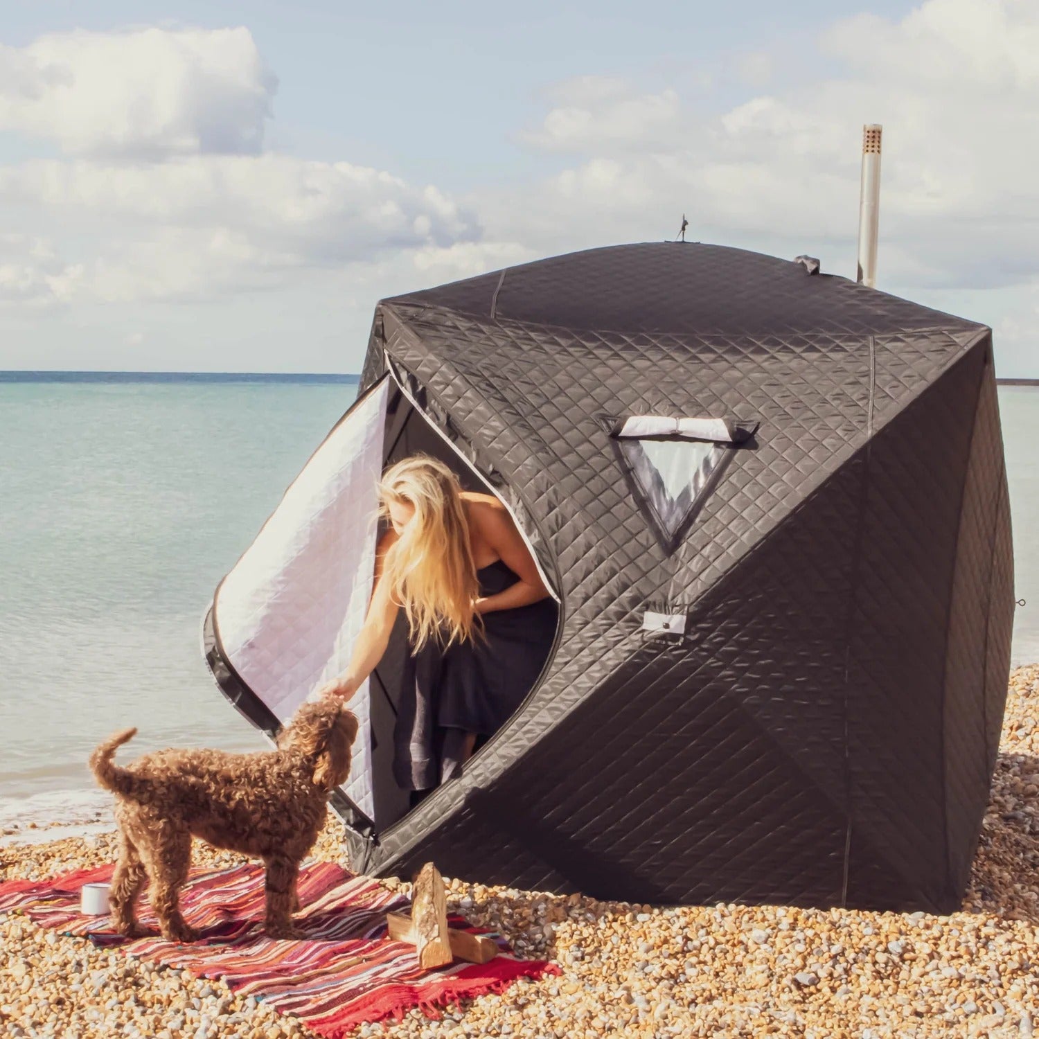 Portable Sauna Tent with Wood Stove