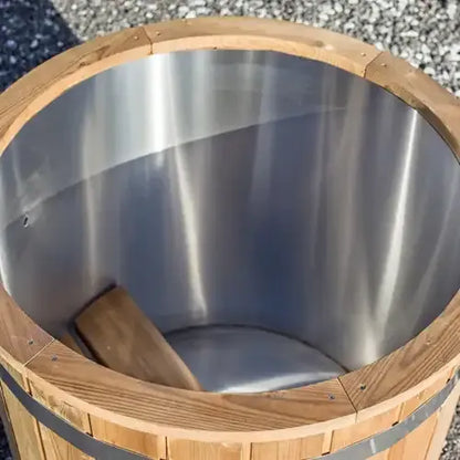 Stainless Steel Wooden Ice bath | 1 Person Recovery Cold Plunge