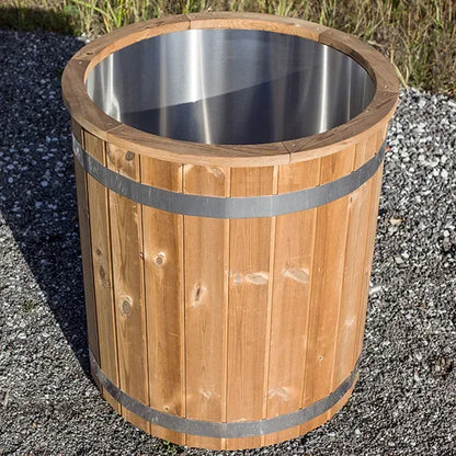 Stainless Steel Wooden Ice bath | 1 Person Recovery Cold Plunge