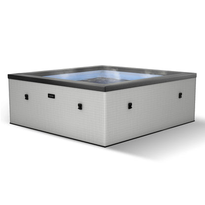 Garda 4/6-Person Eco Foam Hot Tub with Built-In Integrated Heater Plug and Play