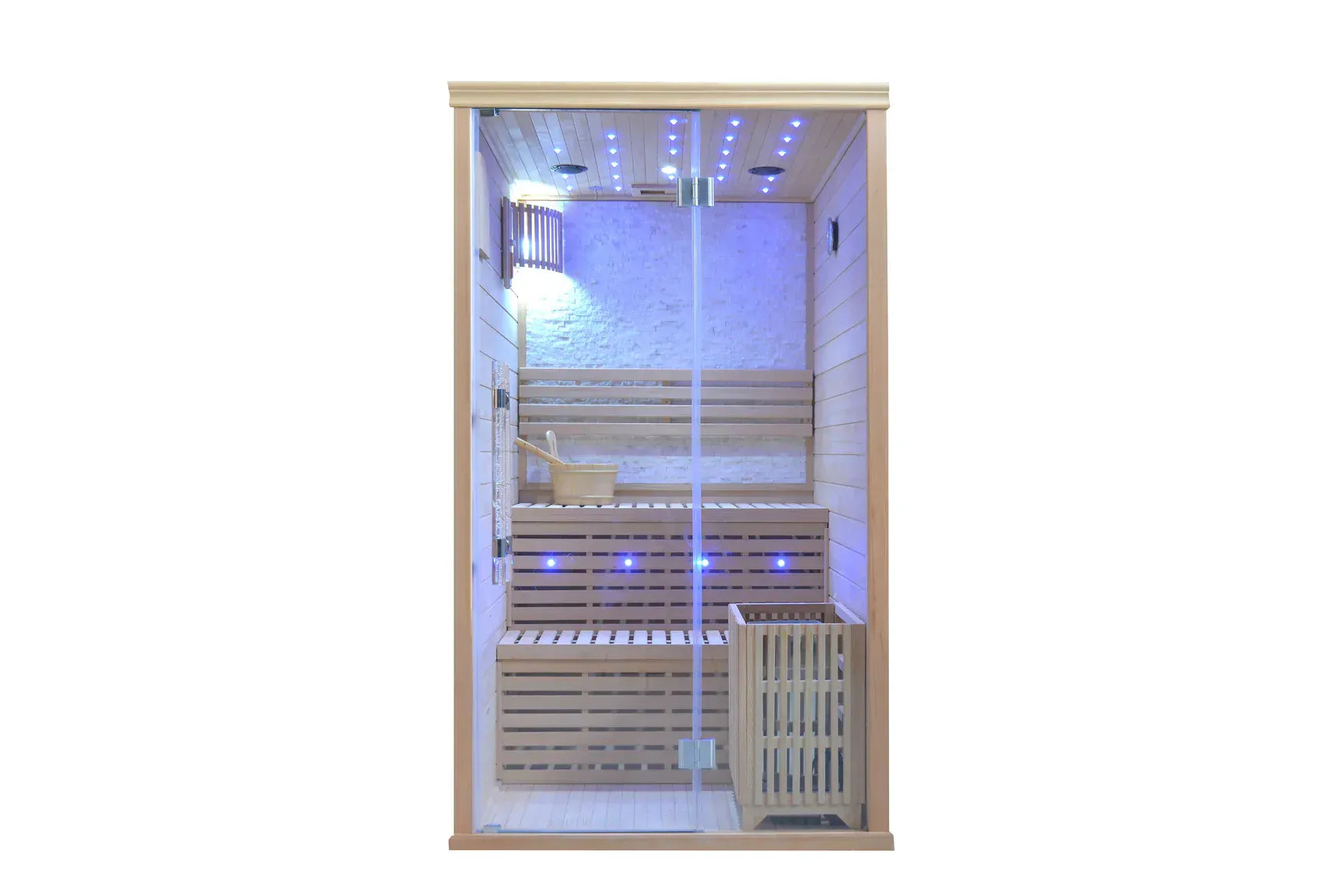 Tidal Wave Mono 1 | 2 Tier Indoor 2 Person Traditional Sauna
