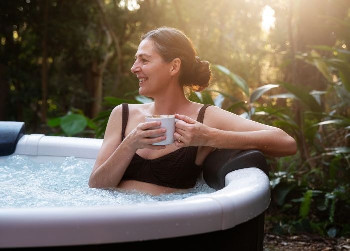 MSpa Denver Carbon Grey 6 Person Portable Modular Hot Tub, WiFi Controlled 13A Plug & Play