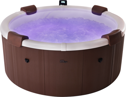 MSpa Rova 6 Person Portable Circular Modular Hot Tub, WiFi Controlled 13A Plug & Play