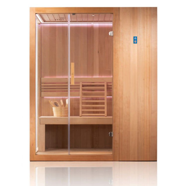Jaquar Kubix Traditional Indoor Sauna 2-3 Person - LED Lighting
