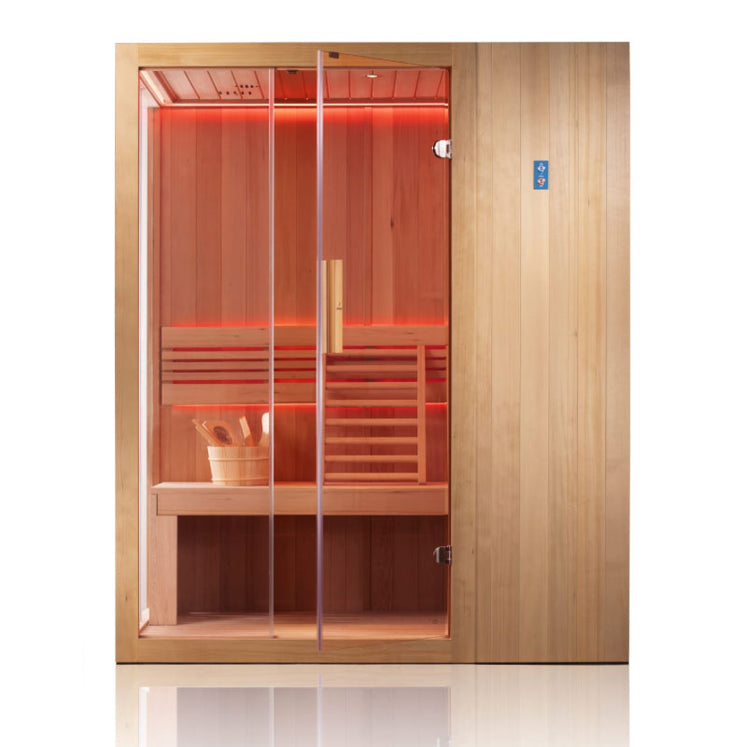 Jaquar Kubix Traditional Indoor Sauna 2-3 Person - LED Lighting