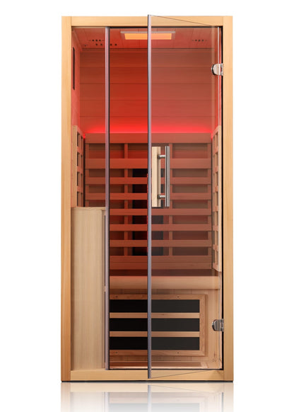 Jaquar Solo One Indoor Infrared Sauna 1 Person- Red