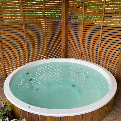 Polar Spa Comfort Family 220 Wood Fired 40kW External Stove 6-8 Person Hot Tub