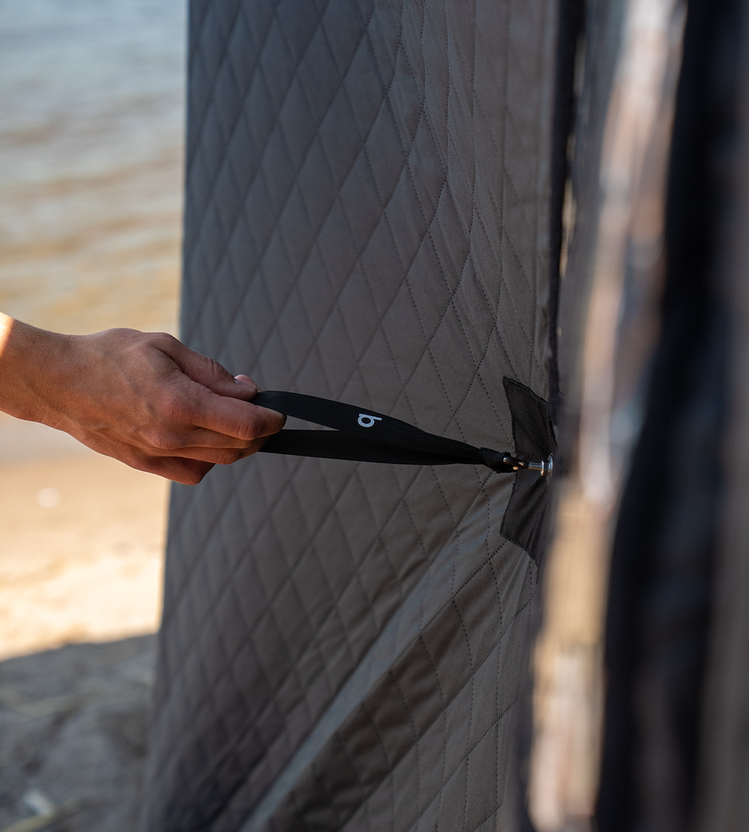 Bast Näver Basic Portable Sauna Tent | 4–6 Person Pop-Up Outdoor Sauna with Wood Stove