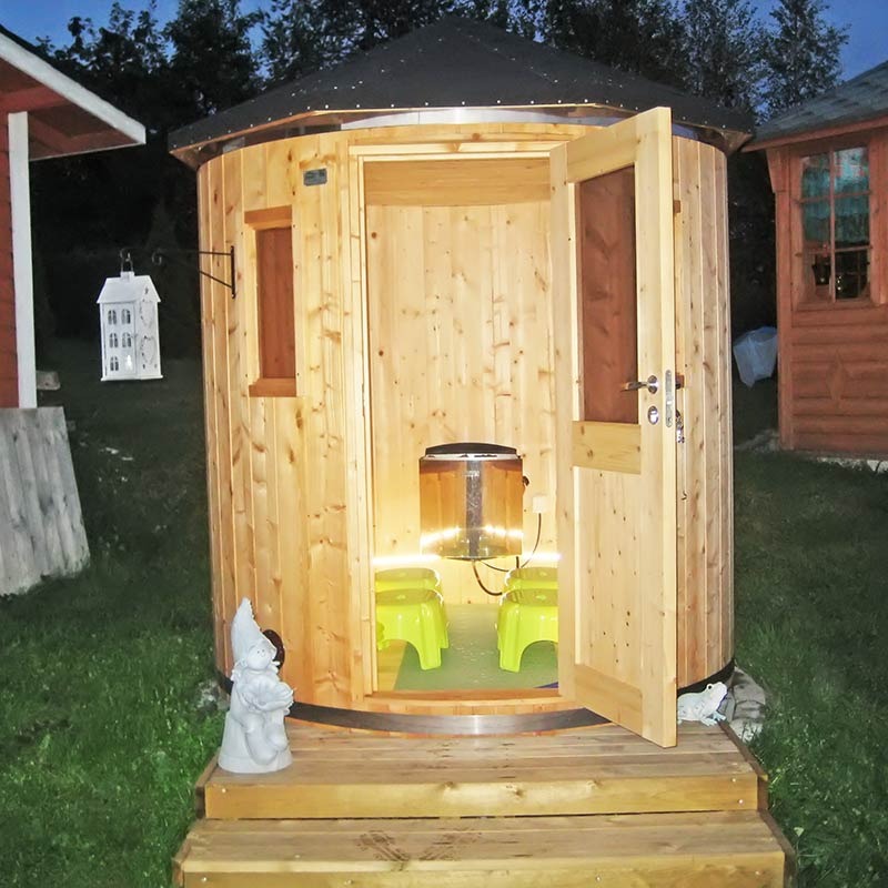 Baltresto Vertical 1 - 2 Person Outdoor Sauna