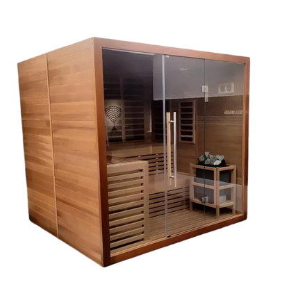 Jaquar Artize Bio Stove and Infrared Sauna 6 Person Side View
