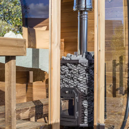 Compact Cube Barrel Sauna | Customisable 2 - 3 Person 1.7m Sauna
