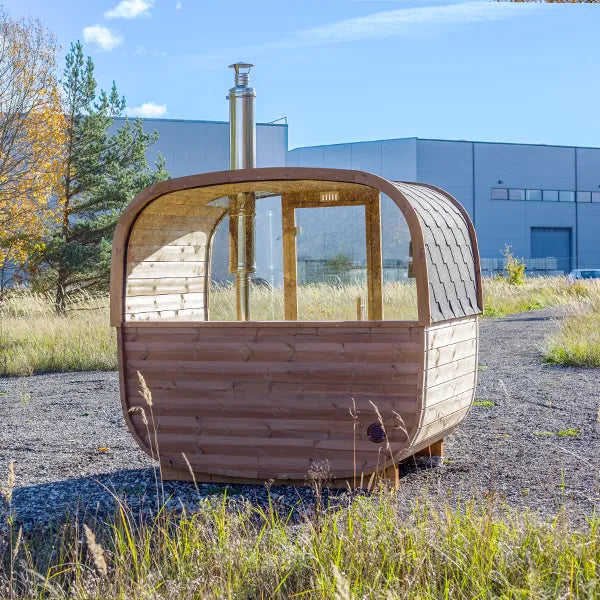 Compact Cube Barrel Sauna | Customisable 2 - 3 Person 1.7m Sauna